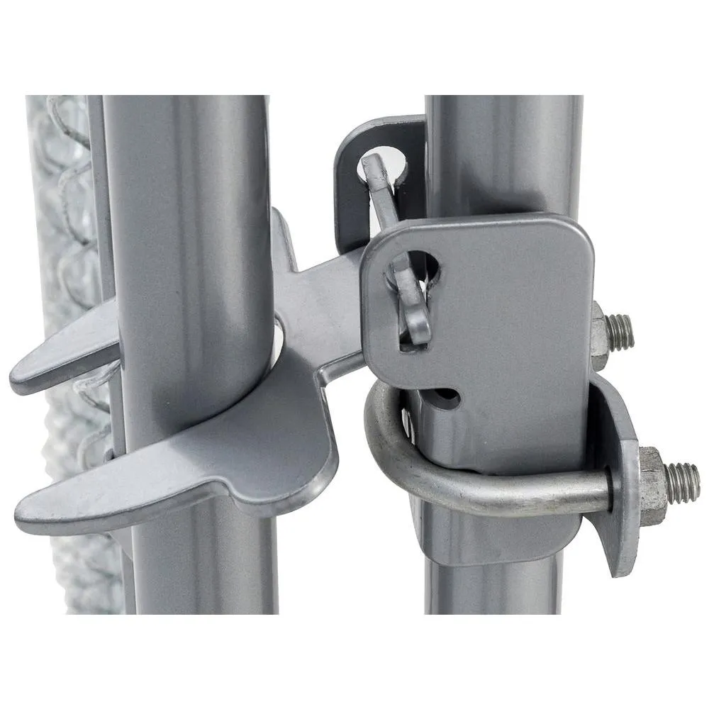 6 ft. H x 5 ft. W x 15 ft. L or 6 ft. H x 10 ft. W x 10 ft. L - 2 in 1 Galvanized Chain Link Dog Ken