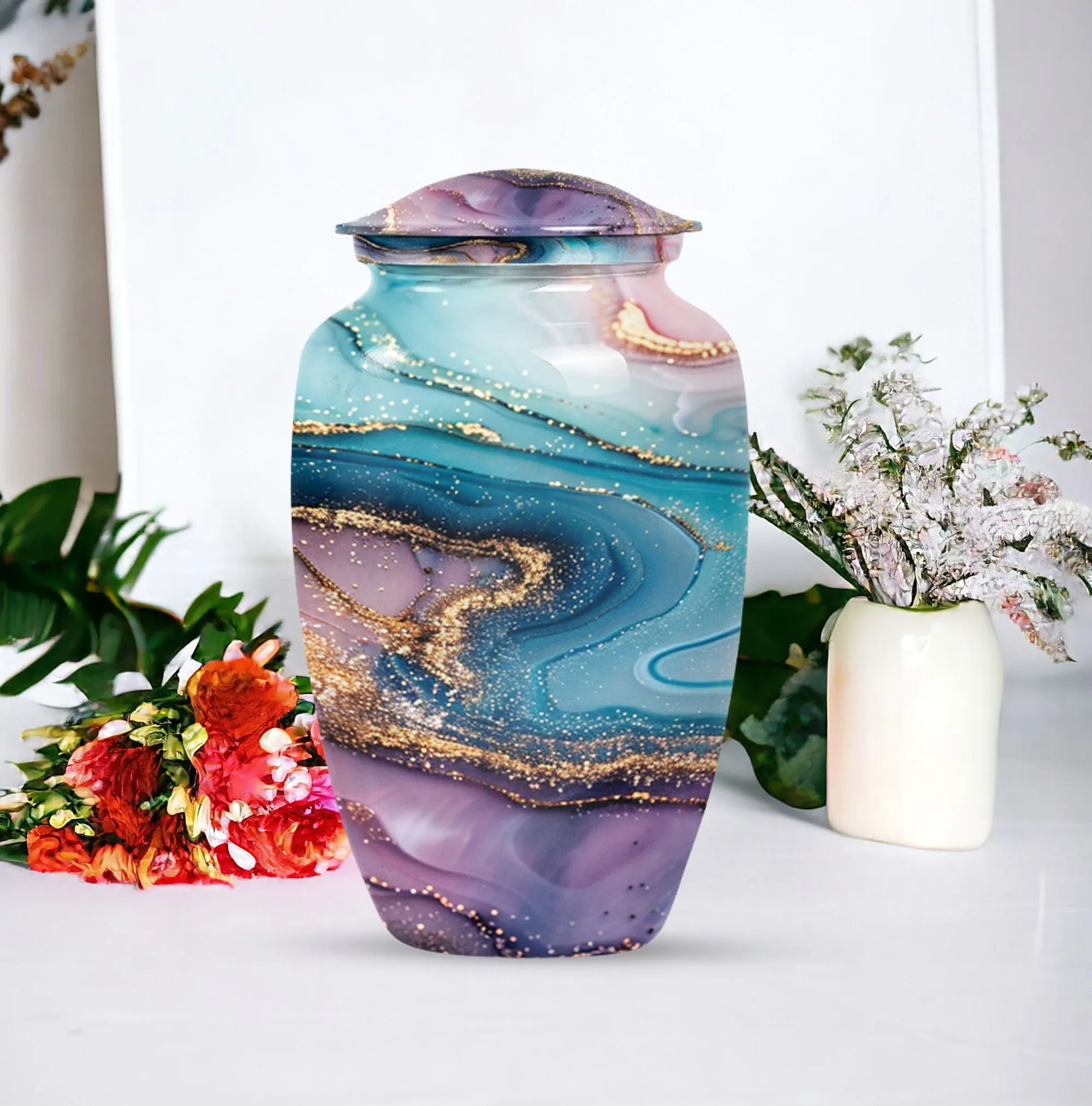 Abstract Cremation Urn: A Commemorative Tribute for Women