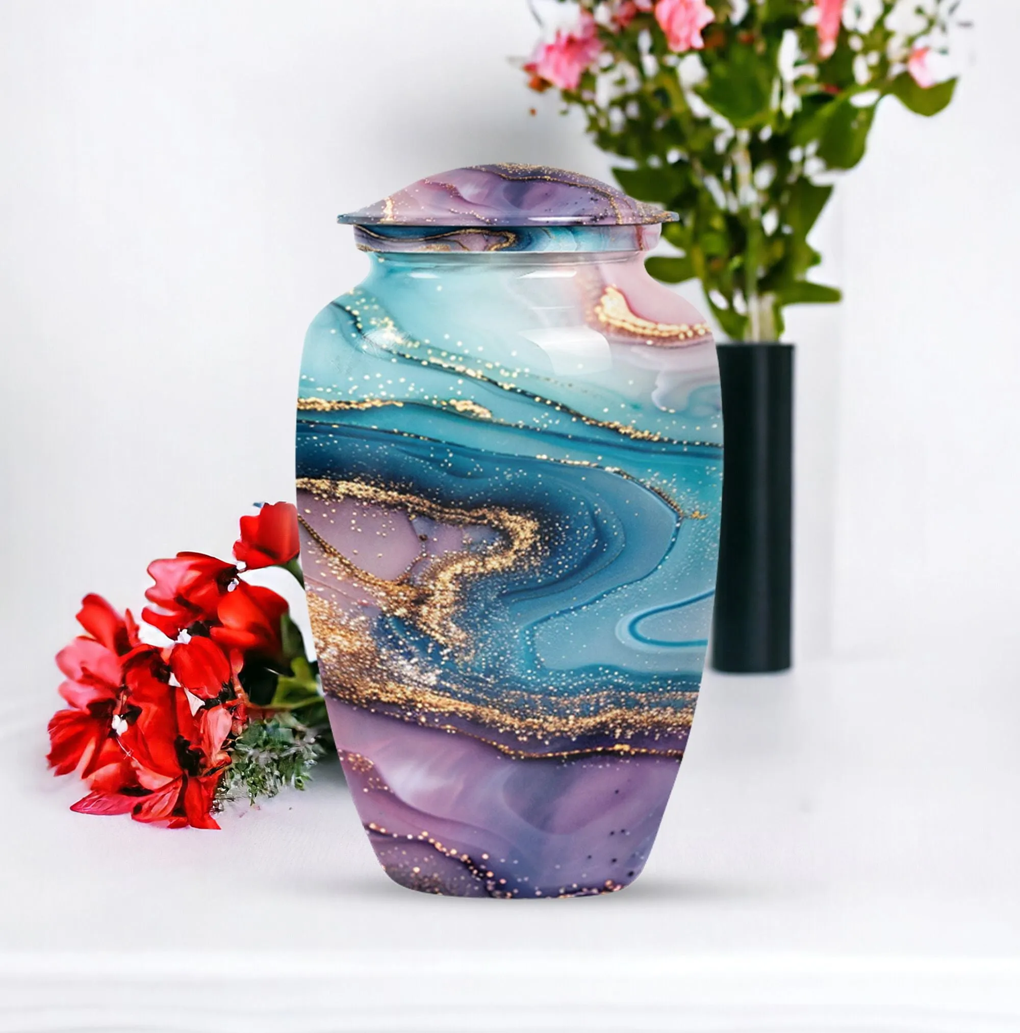 Abstract Cremation Urn: A Commemorative Tribute for Women
