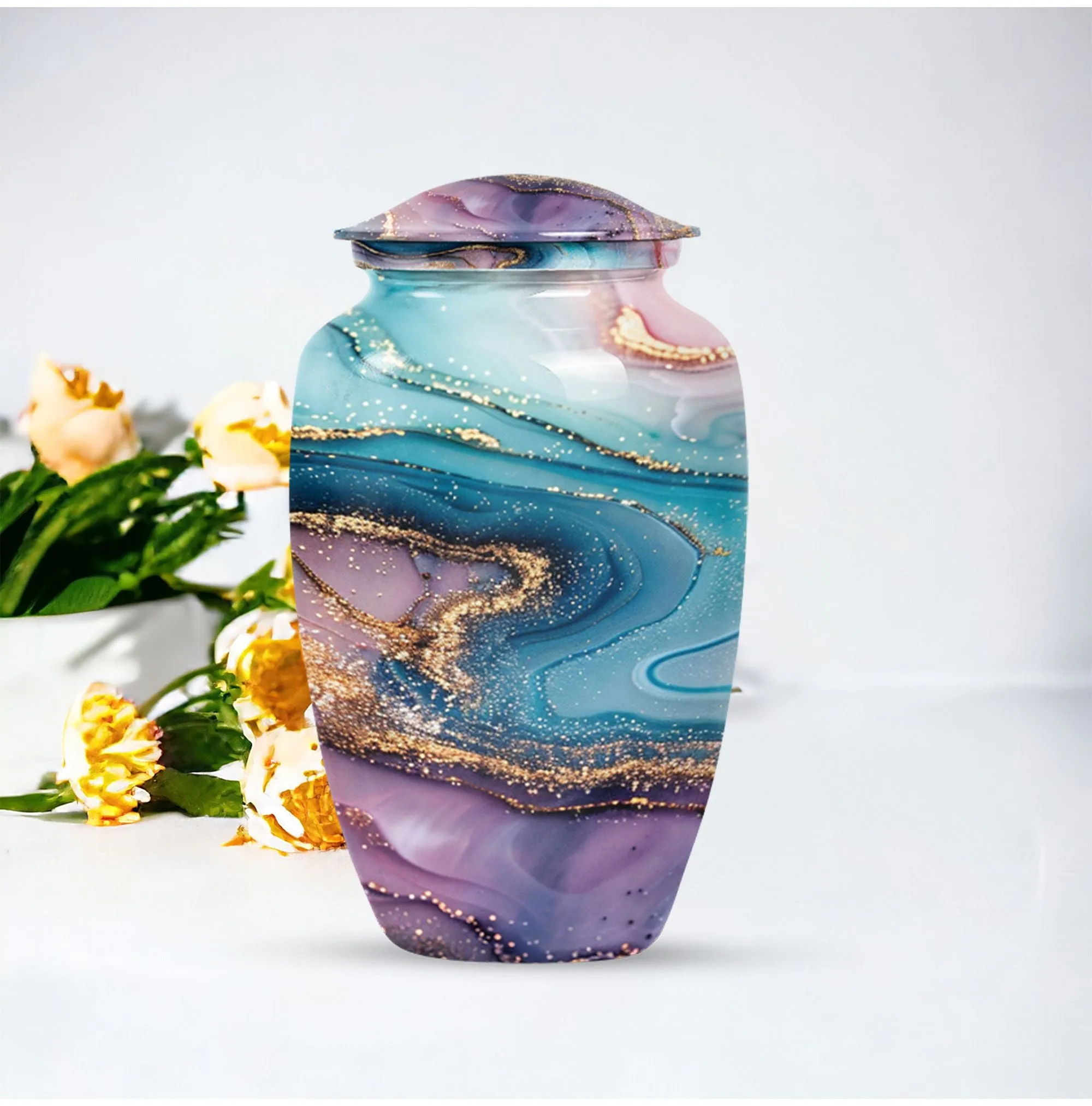 Abstract Cremation Urn: A Commemorative Tribute for Women