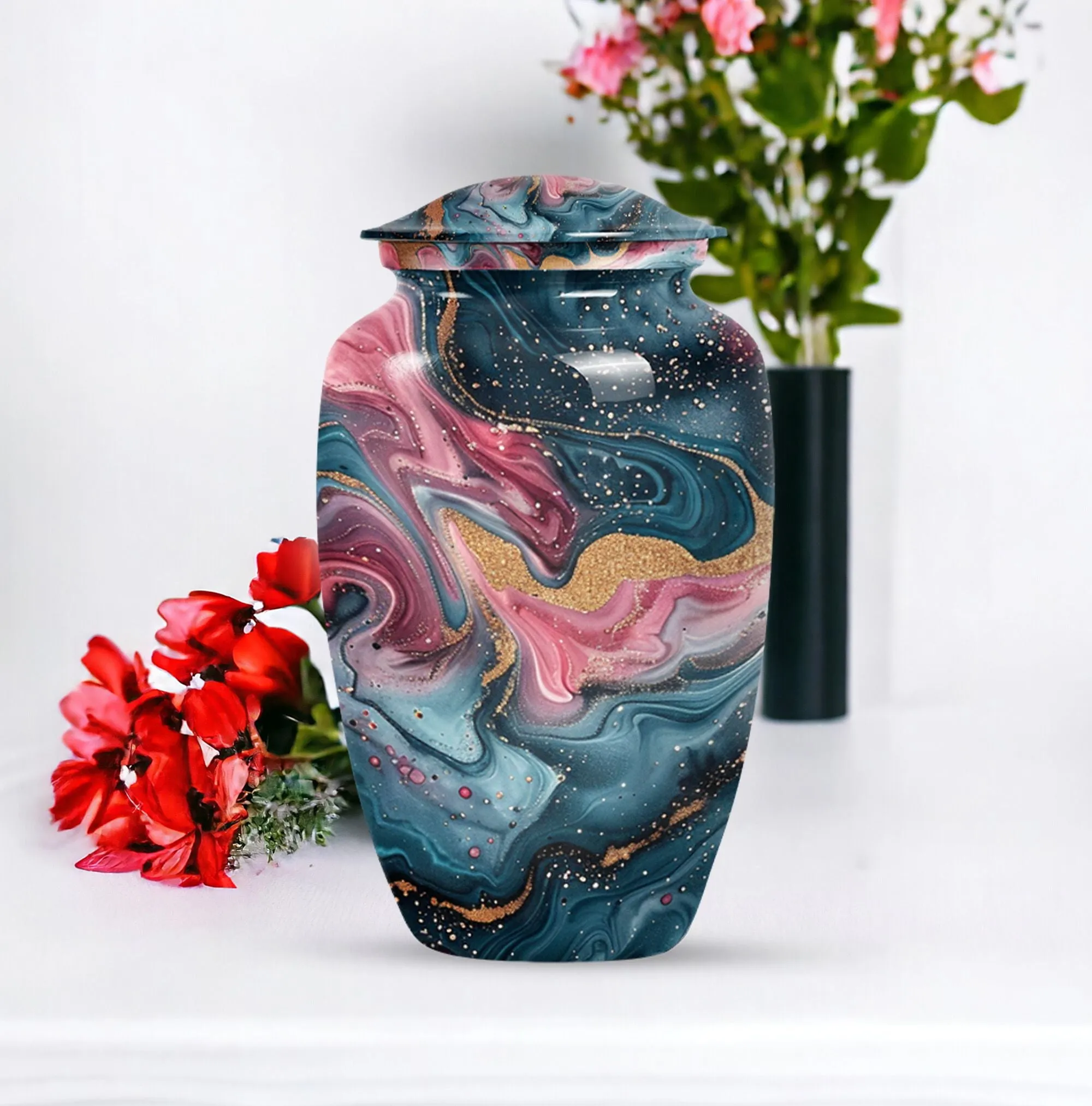 Abstract Urn - Cremation Memorial Urn for Lasting Commemoration