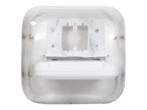 AccelTex Solutions Universal AP L Bracket Wall Mount with Cover - Network device mounting bracket - wall mountable - indoor - ATS-APLBKT-COV-COM-UNIV1-CLR