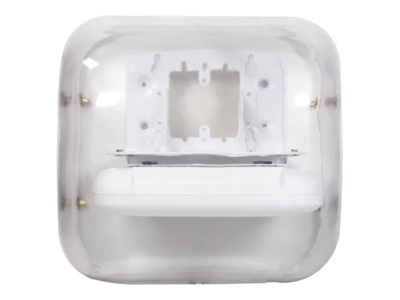 AccelTex Solutions Universal AP L Bracket Wall Mount with Cover - Network device mounting bracket - wall mountable - indoor - ATS-APLBKT-COV-COM-UNIV1-CLR