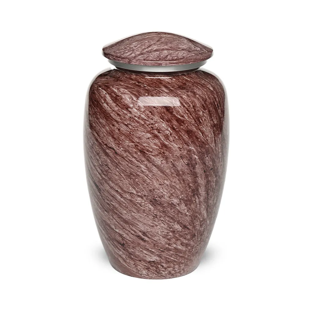 ADULT Classic Alloy urn -1600- Jewel Marbled Stone