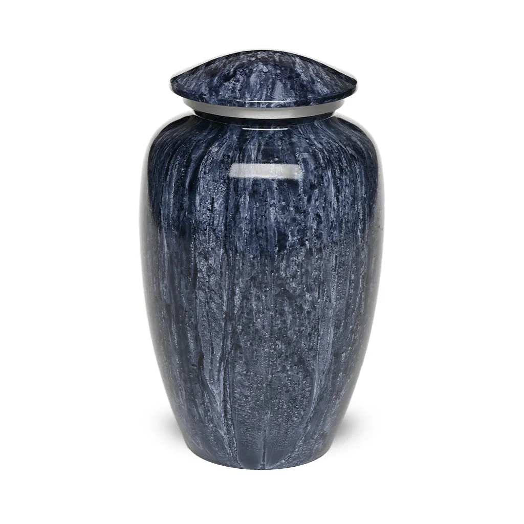 ADULT Classic Alloy urn -1600- Jewel Marbled Stone