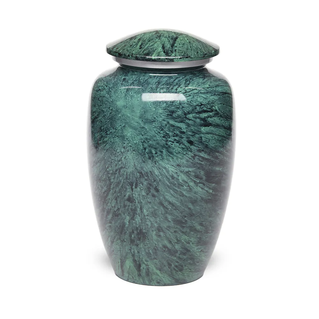 ADULT Classic Alloy urn -1600- Jewel Marbled Stone