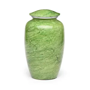 ADULT -Classic Alloy Urn - Hand-painted Stone-look