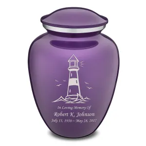 Adult Embrace Purple Lighthouse Cremation Urn
