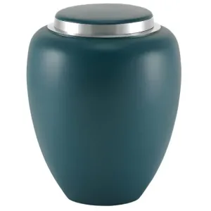 Adult Human Cremation Urn I  Emerson Teal Contemporary Ash Urn |  Beauty at Affordable Price