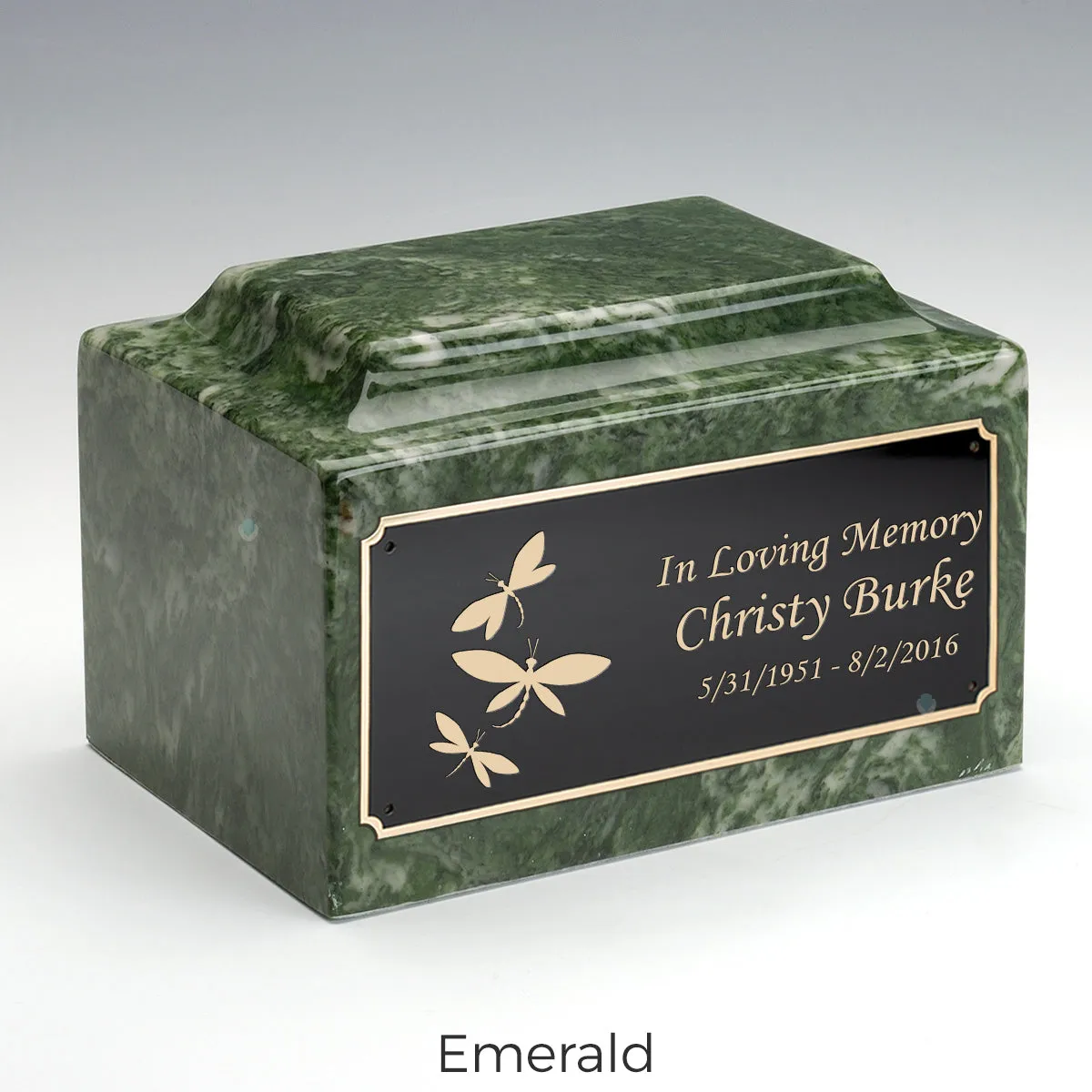 Adult Legacy Dragonflies Cultured Marble Urns by MacKenzie