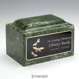 Adult Legacy Dragonflies Cultured Marble Urns by MacKenzie