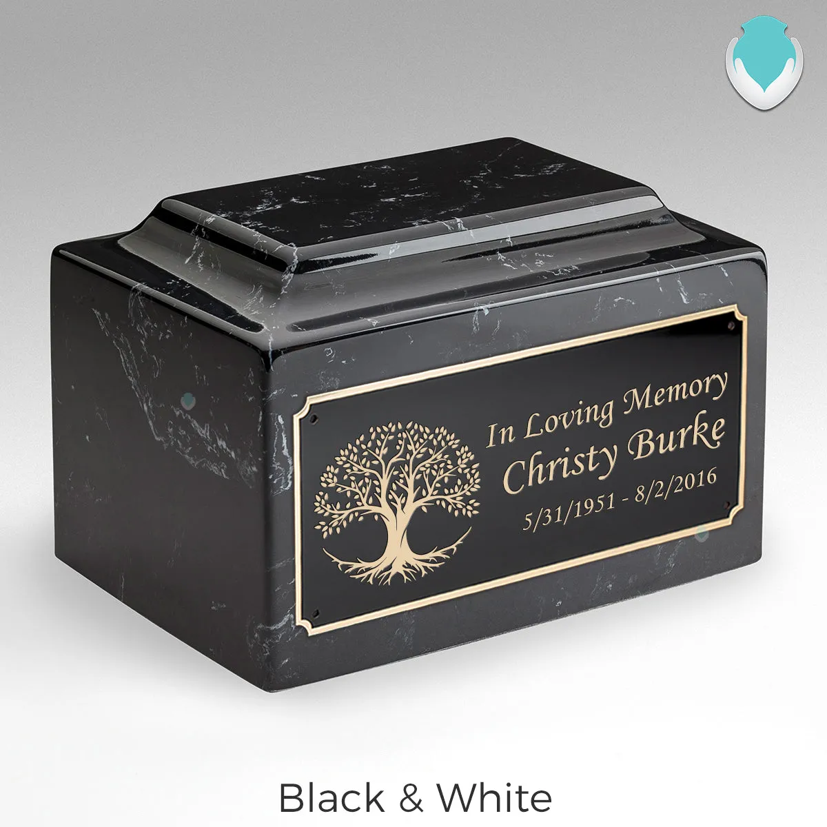 Adult Legacy Tree Of Life Cultured Marble Urns by MacKenzie
