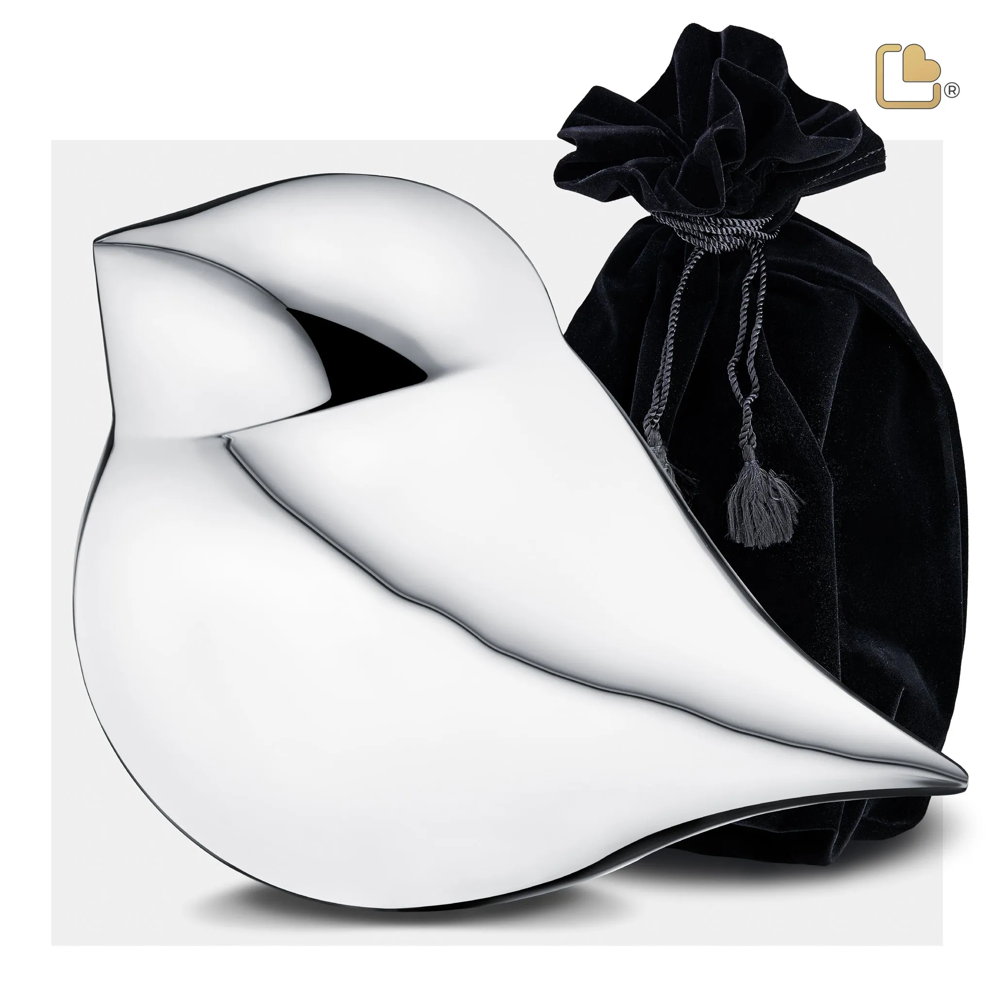 Adult Silver SoulBird Male Cremation Urn