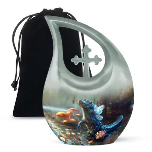 Alligator Memorial Urn: Container For Cremated Human Ashes