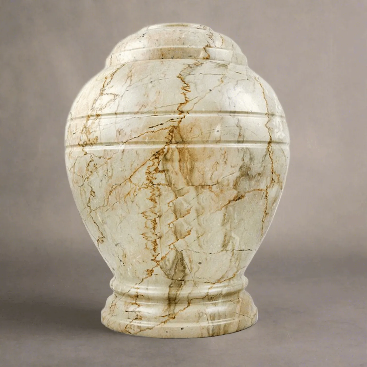 Alluvium Marble Cremation Urn in Large