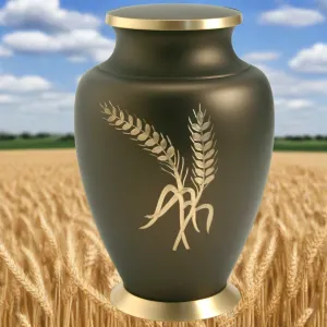 Aria Wheat Human Cremation Urn | Quality Urns For Less