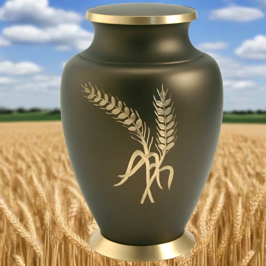 Aria Wheat Human Cremation Urn | Quality Urns For Less