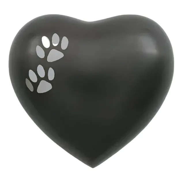 Arielle Slate Heart Large Cremation Urn | Heart Keepsake | Holds up to a 20 # Pet