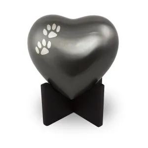 Arielle Slate Pet Paw Heart Keepsake