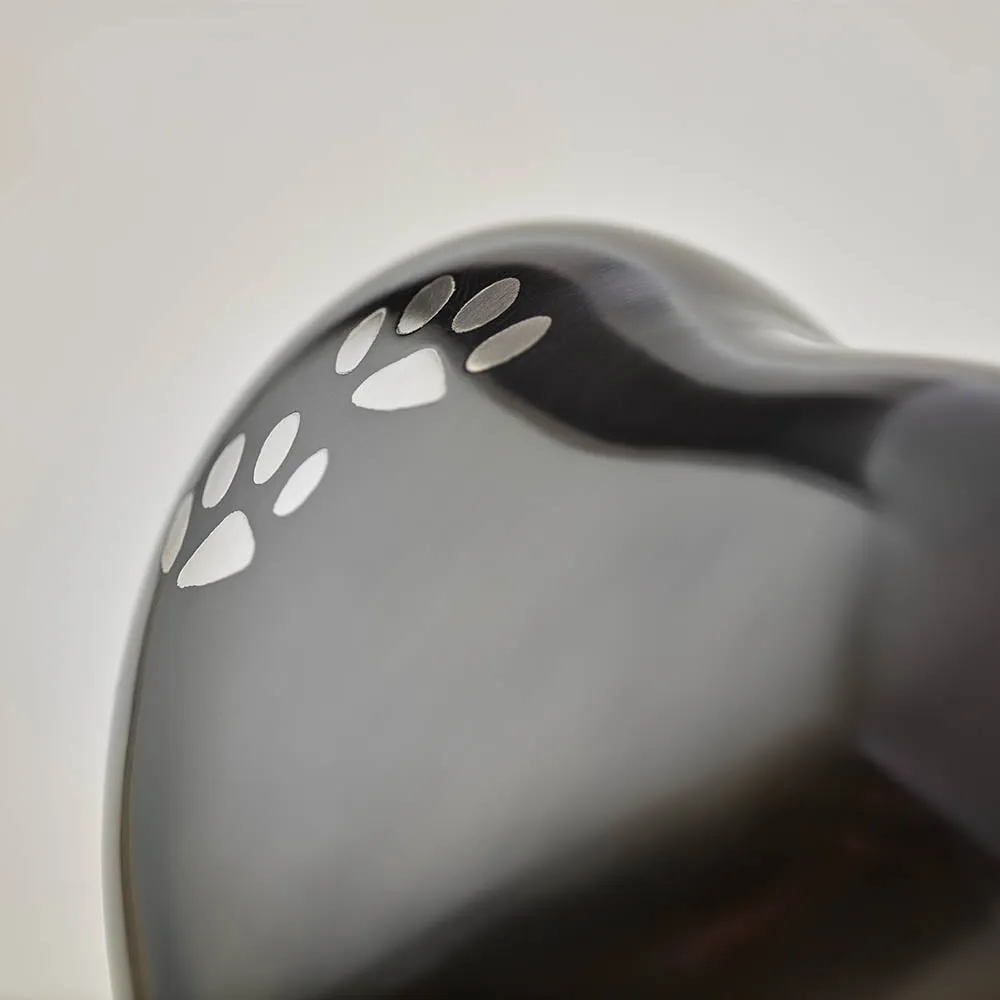 Arielle Slate Pet Paw Heart Keepsake
