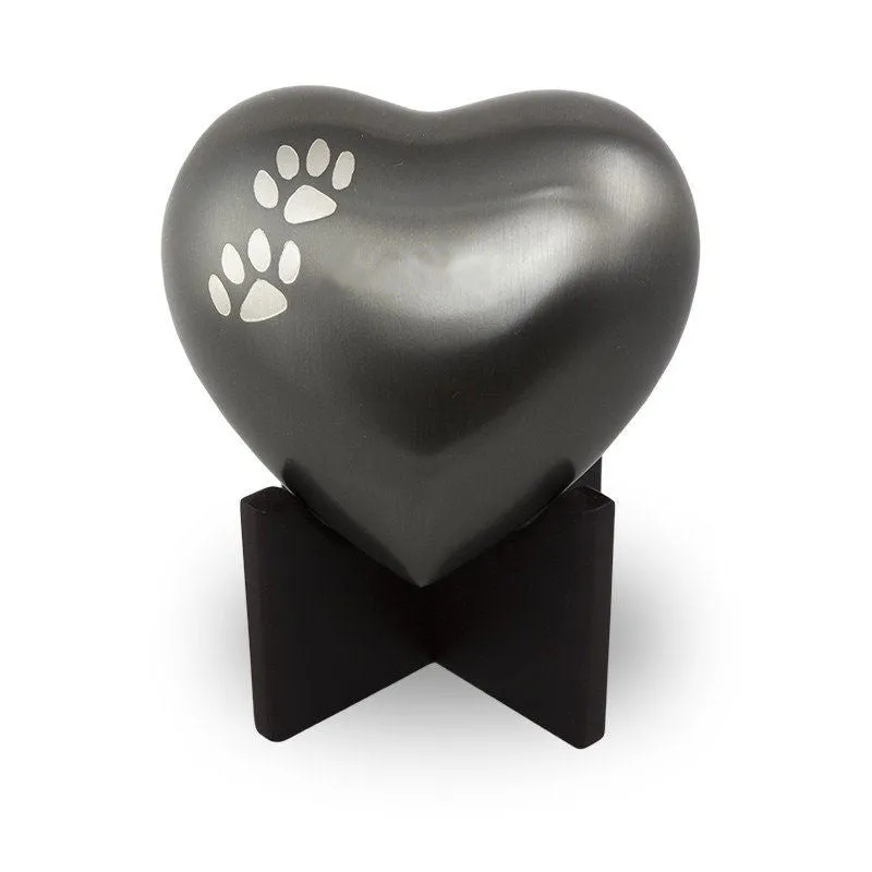 Arielle Slate Pet Paw Heart Keepsake