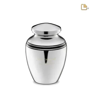 ArtDeco Medium Urn Pol Silver