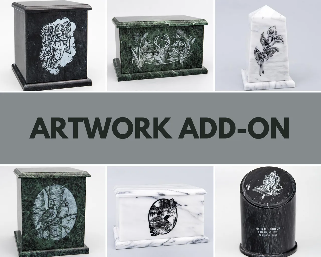 Artwork for Natural Marble Stone Urns ADD-ON