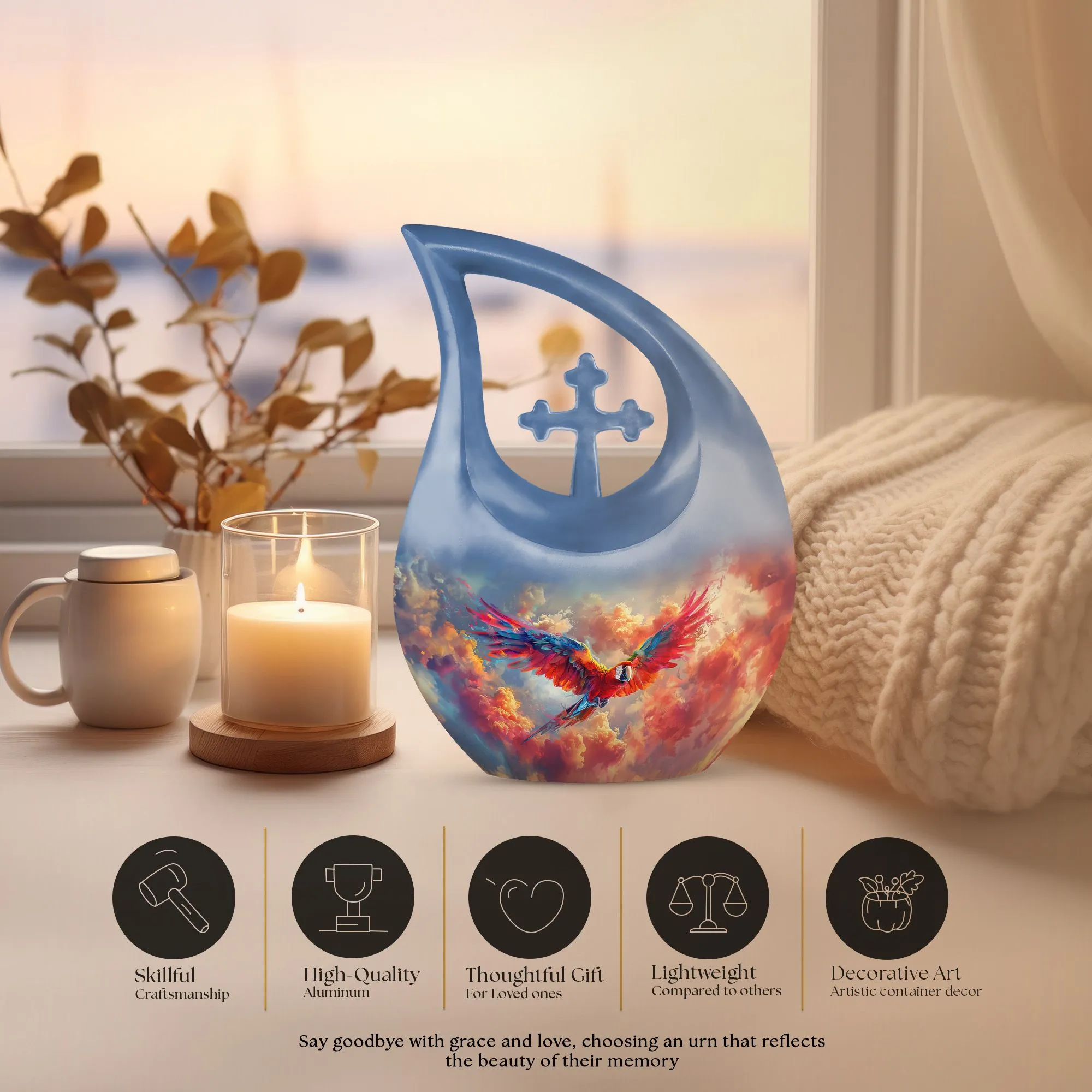 Aura Urn:  Affordable Cremation Urn For Human Ashes