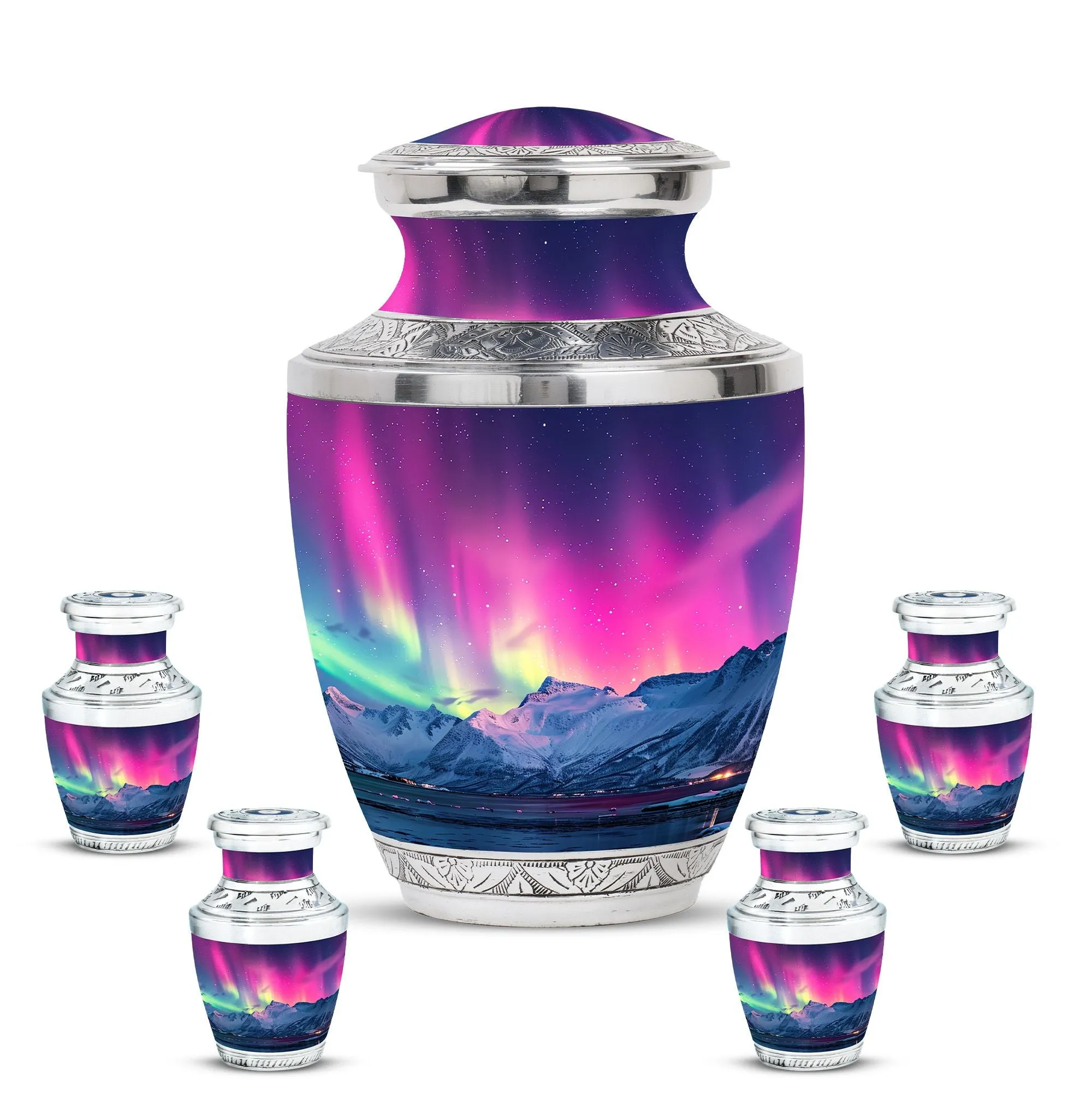 Aurora Borealis Borealis Cremation Urns For Human Ashes Nana Memorial & Funeral Urn