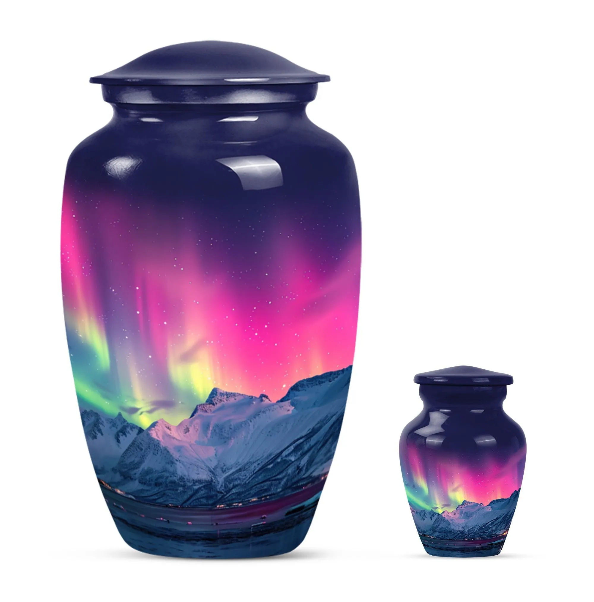 Aurora Borealis Borealis Cremation Urns For Human Ashes Nana Memorial & Funeral Urn