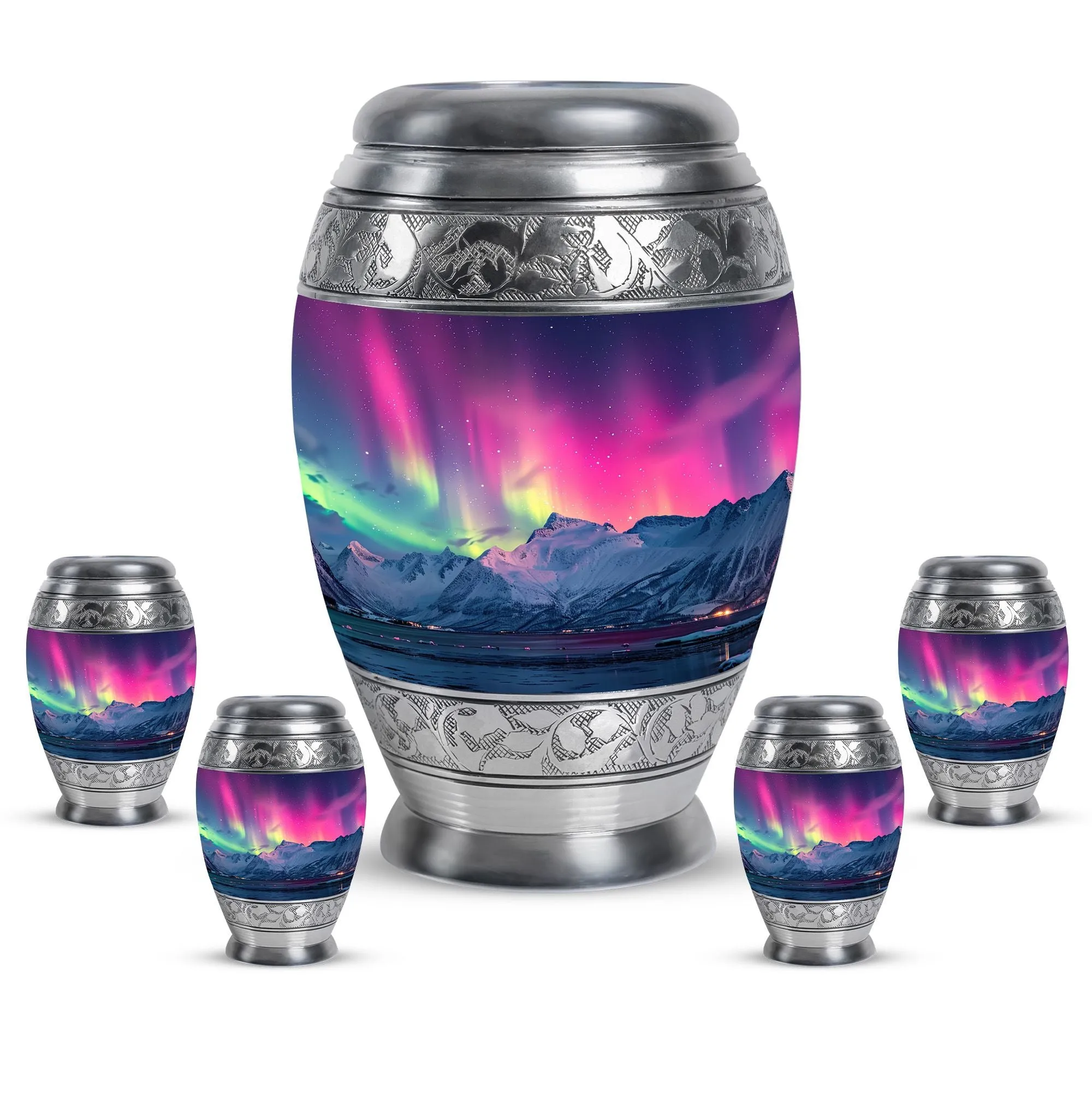 Aurora Borealis Borealis Cremation Urns For Human Ashes Nana Memorial & Funeral Urn