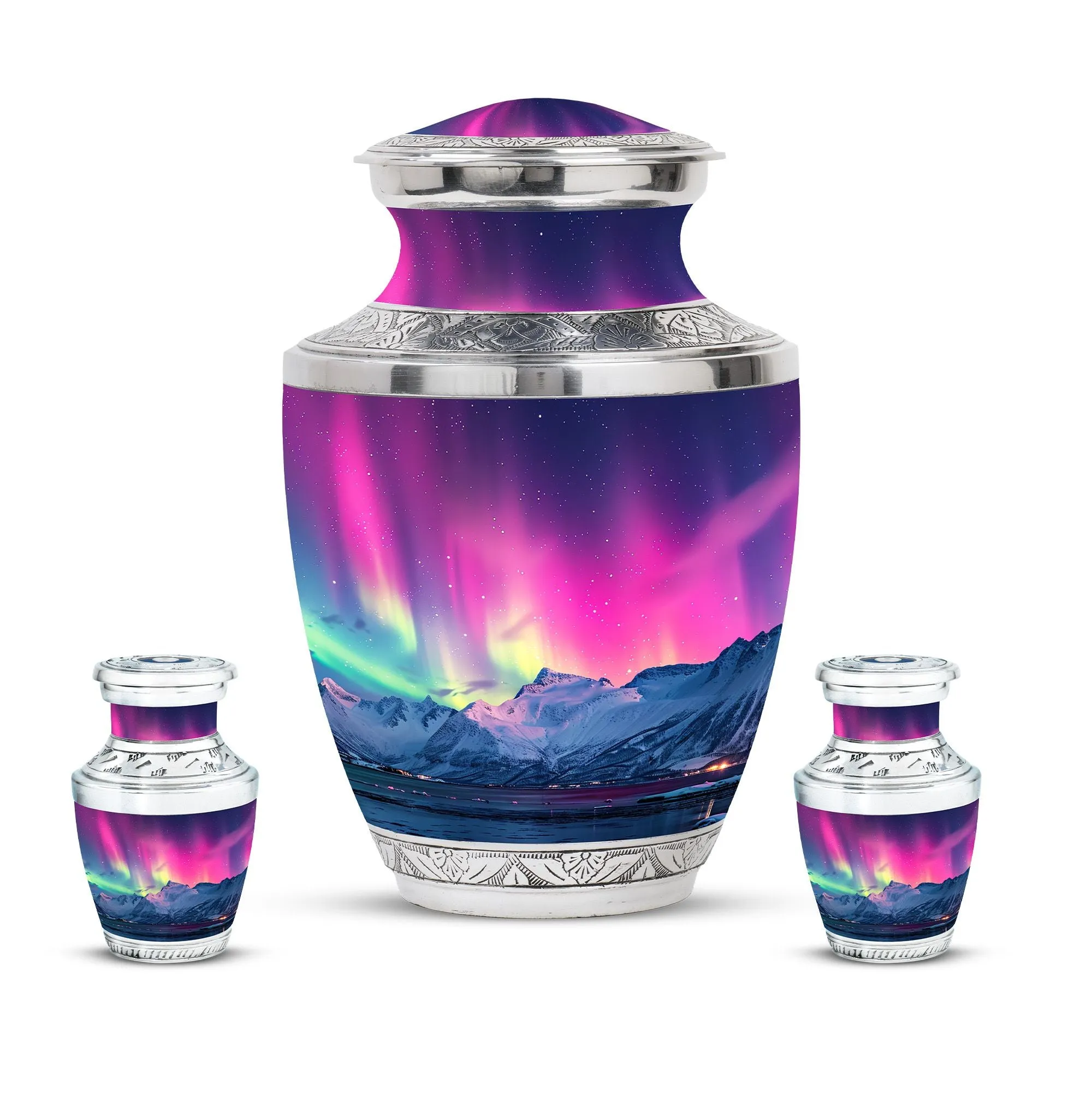 Aurora Borealis Borealis Cremation Urns For Human Ashes Nana Memorial & Funeral Urn