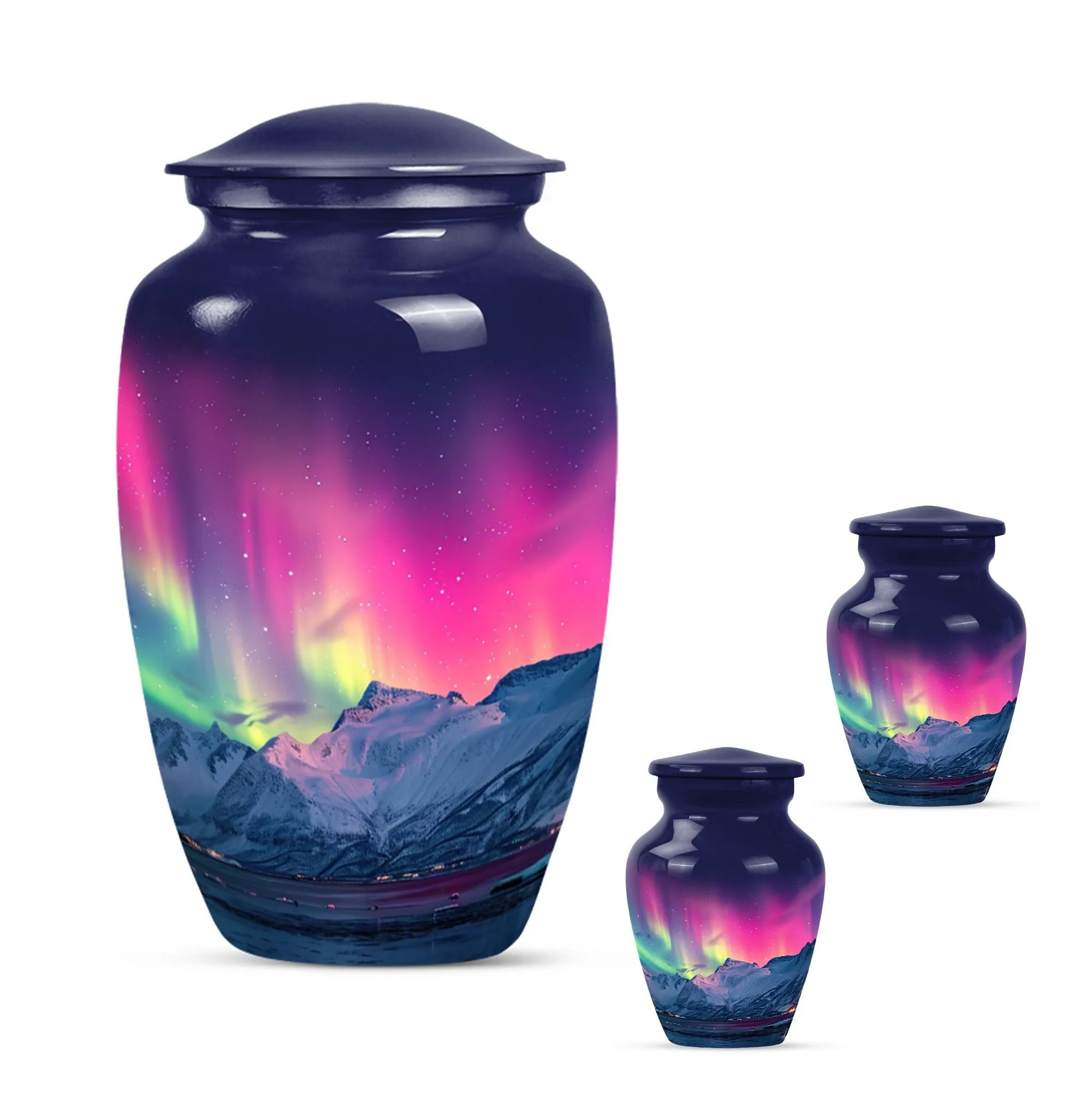 Aurora Borealis Borealis Cremation Urns For Human Ashes Nana Memorial & Funeral Urn