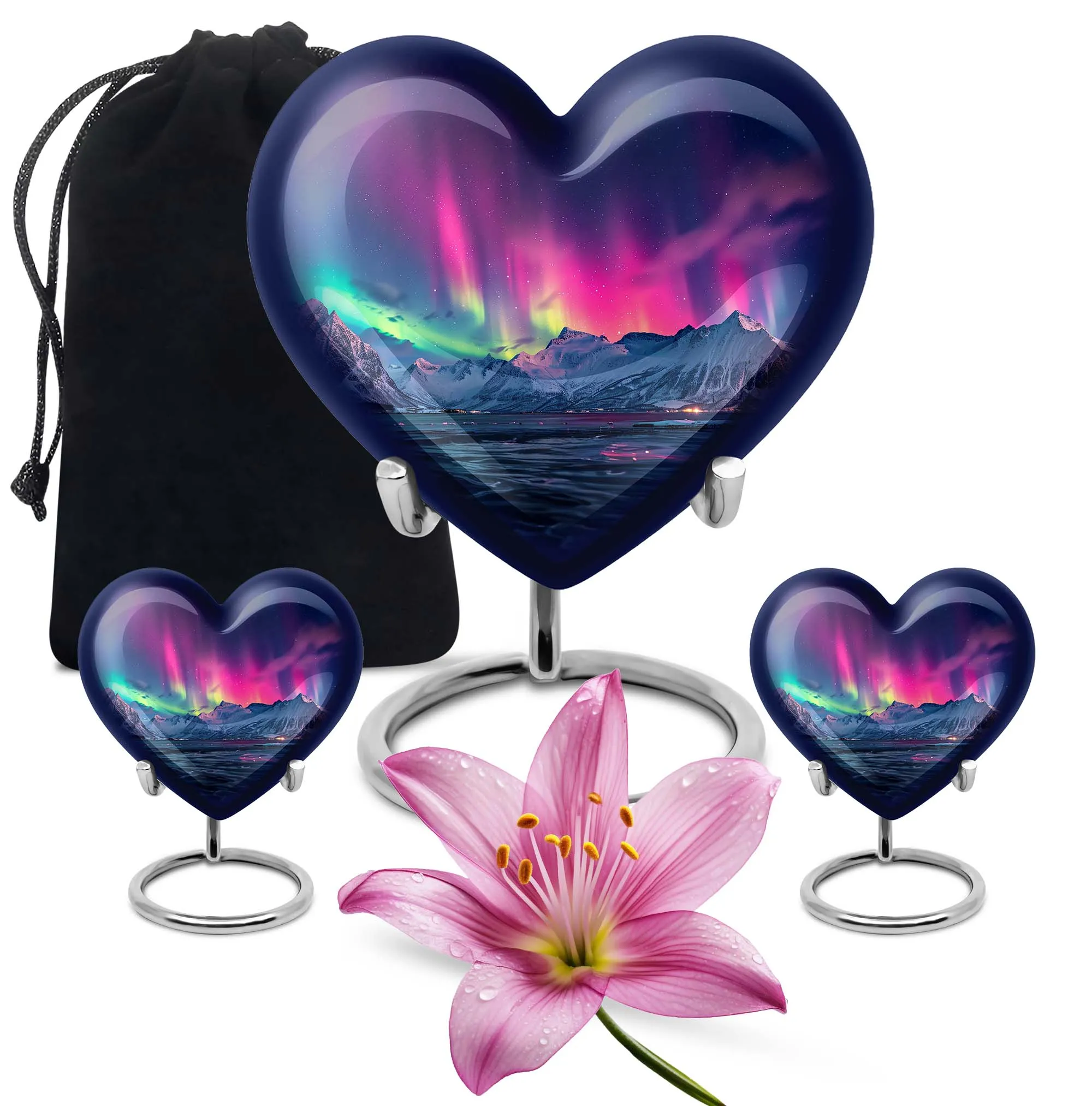 Aurora Borealis Borealis Cremation Urns For Human Ashes Nana Memorial & Funeral Urn