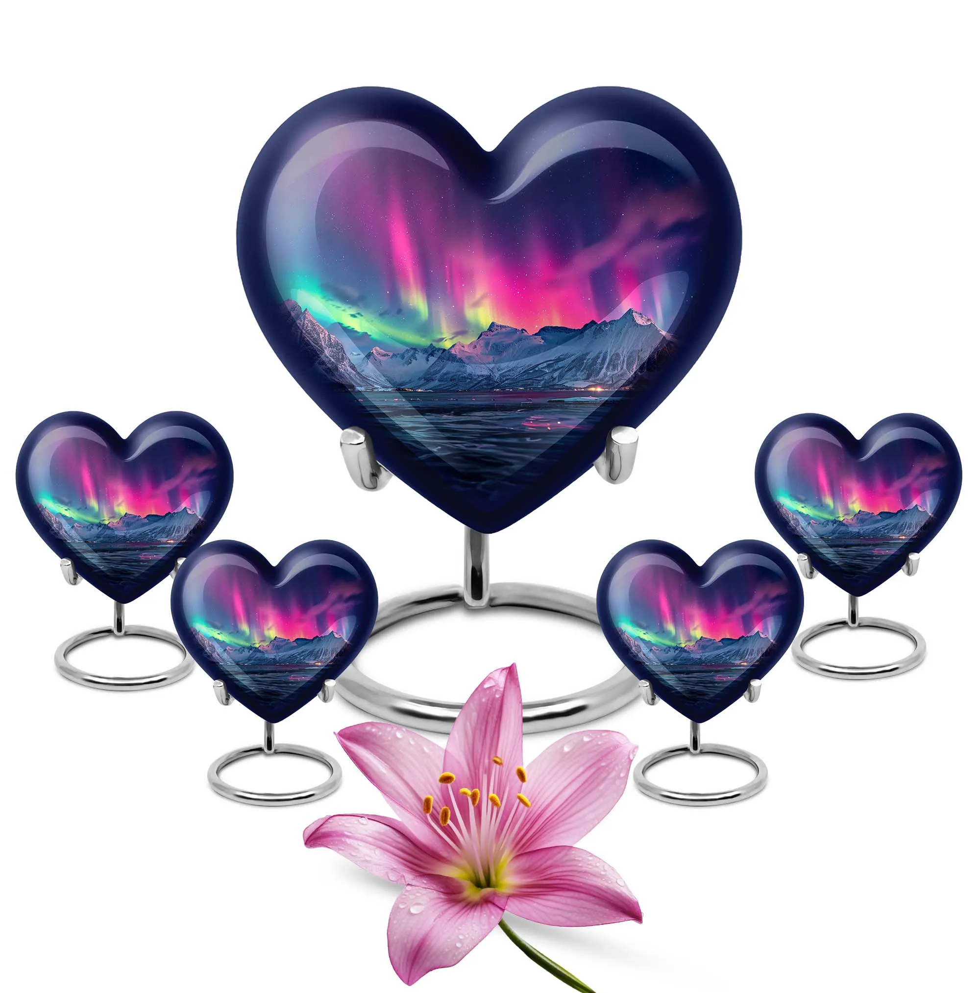 Aurora Borealis Borealis Cremation Urns For Human Ashes Nana Memorial & Funeral Urn
