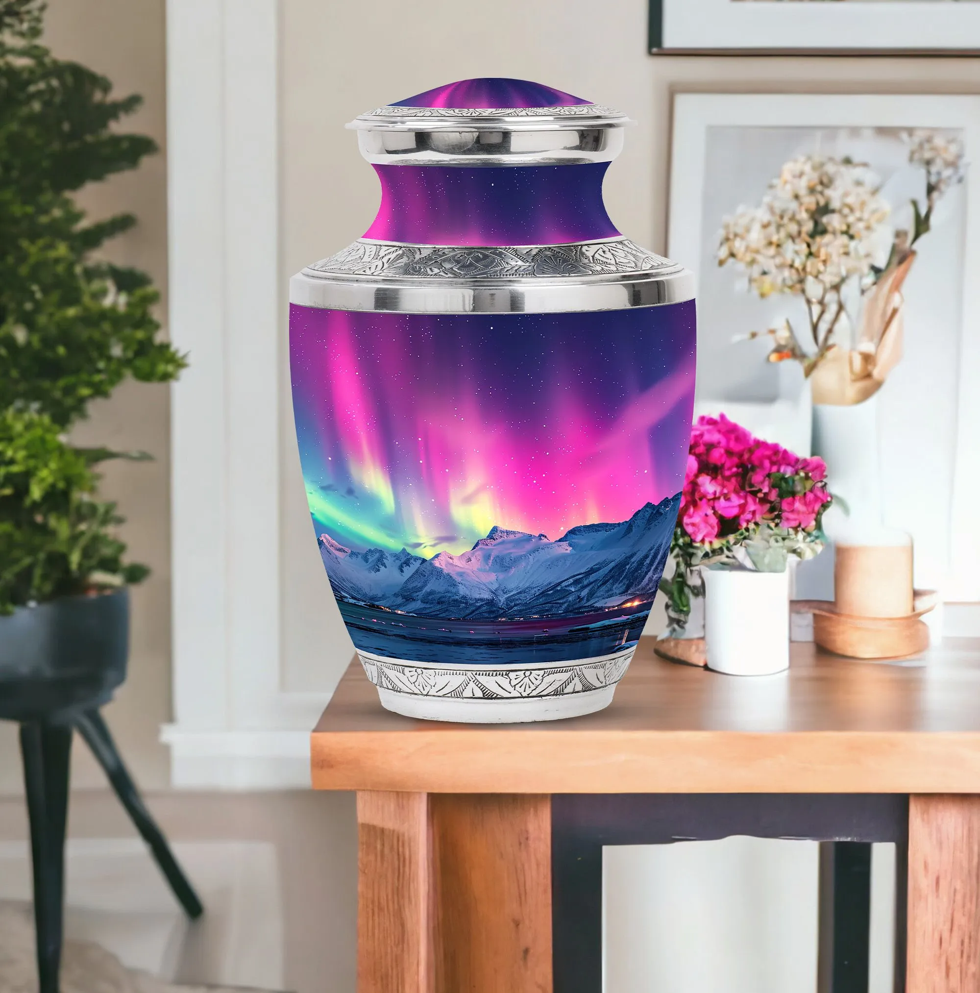 Aurora Borealis Borealis Cremation Urns For Human Ashes Nana Memorial & Funeral Urn