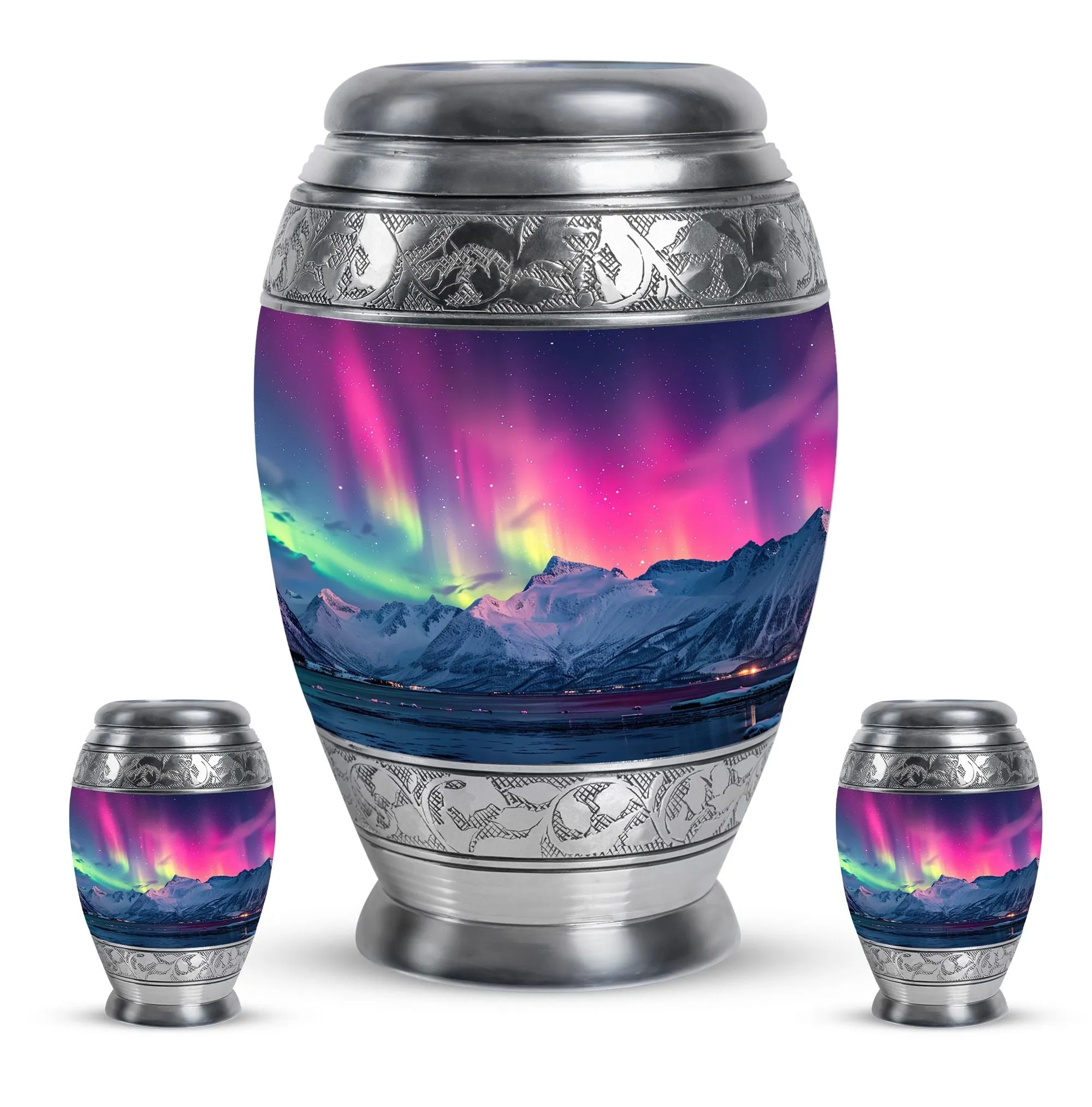 Aurora Borealis Borealis Cremation Urns For Human Ashes Nana Memorial & Funeral Urn