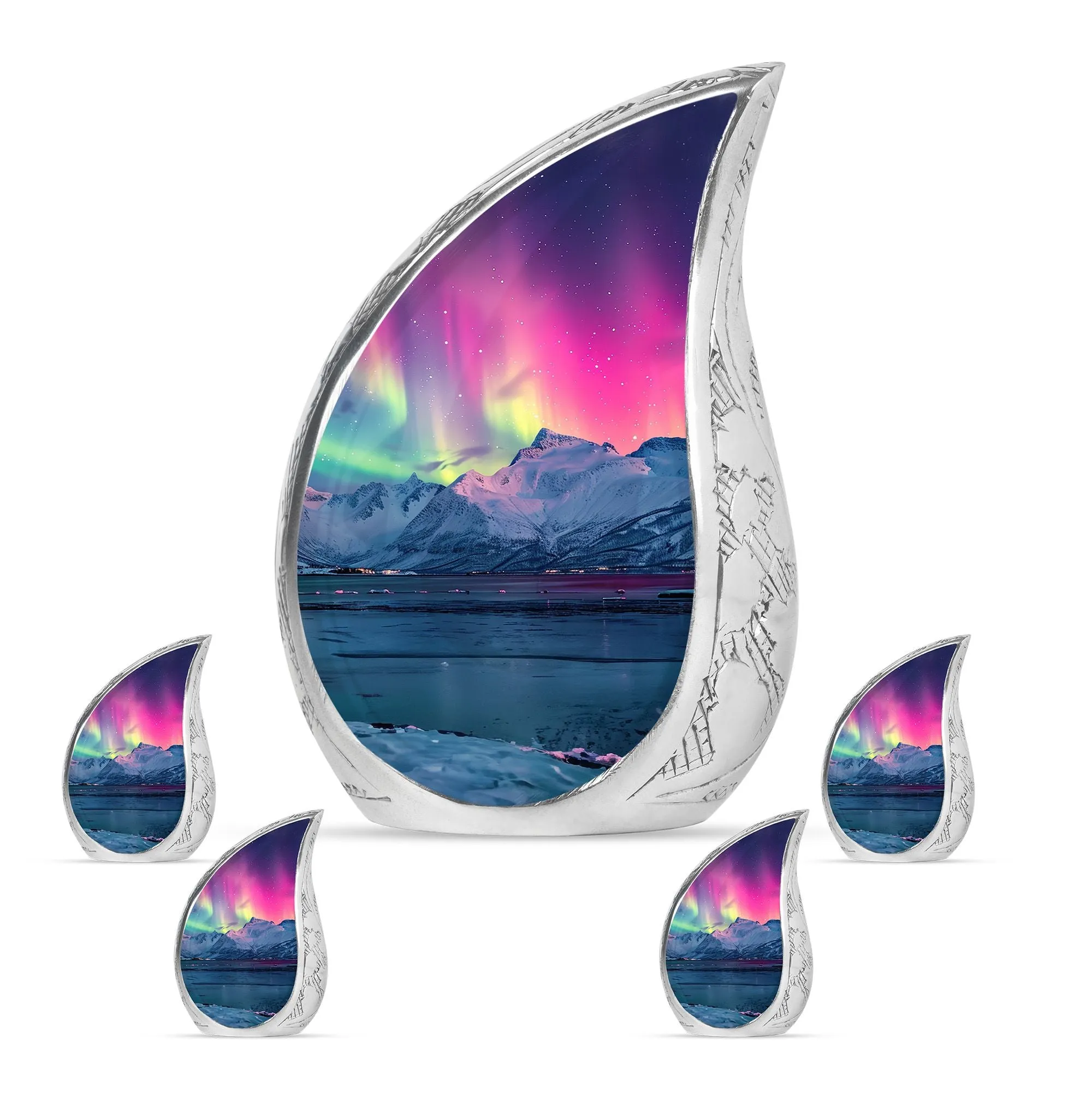 Aurora Borealis Borealis Cremation Urns For Human Ashes Nana Memorial & Funeral Urn