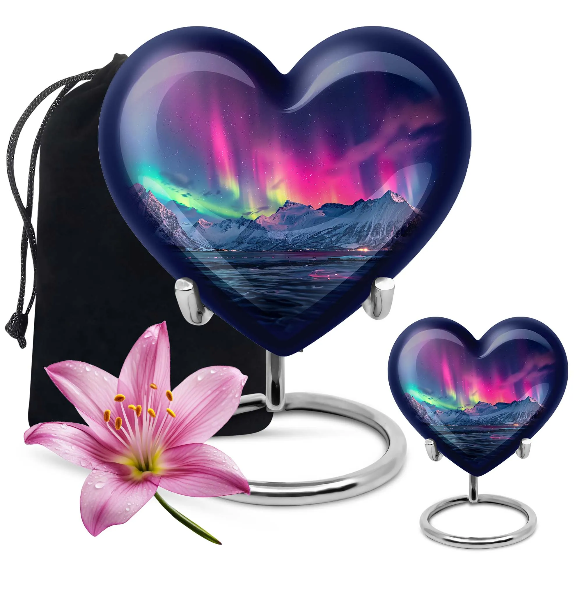 Aurora Borealis Borealis Cremation Urns For Human Ashes Nana Memorial & Funeral Urn