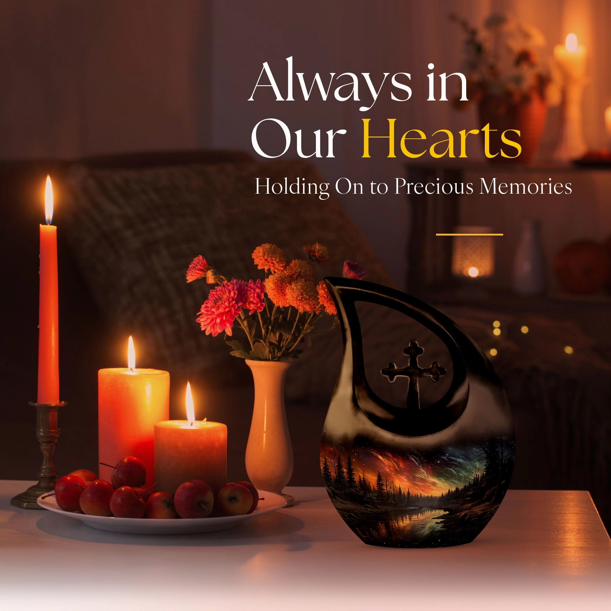 Aurora Urn: Affordable Cremation Memorial Keepsake Urn For Ashes