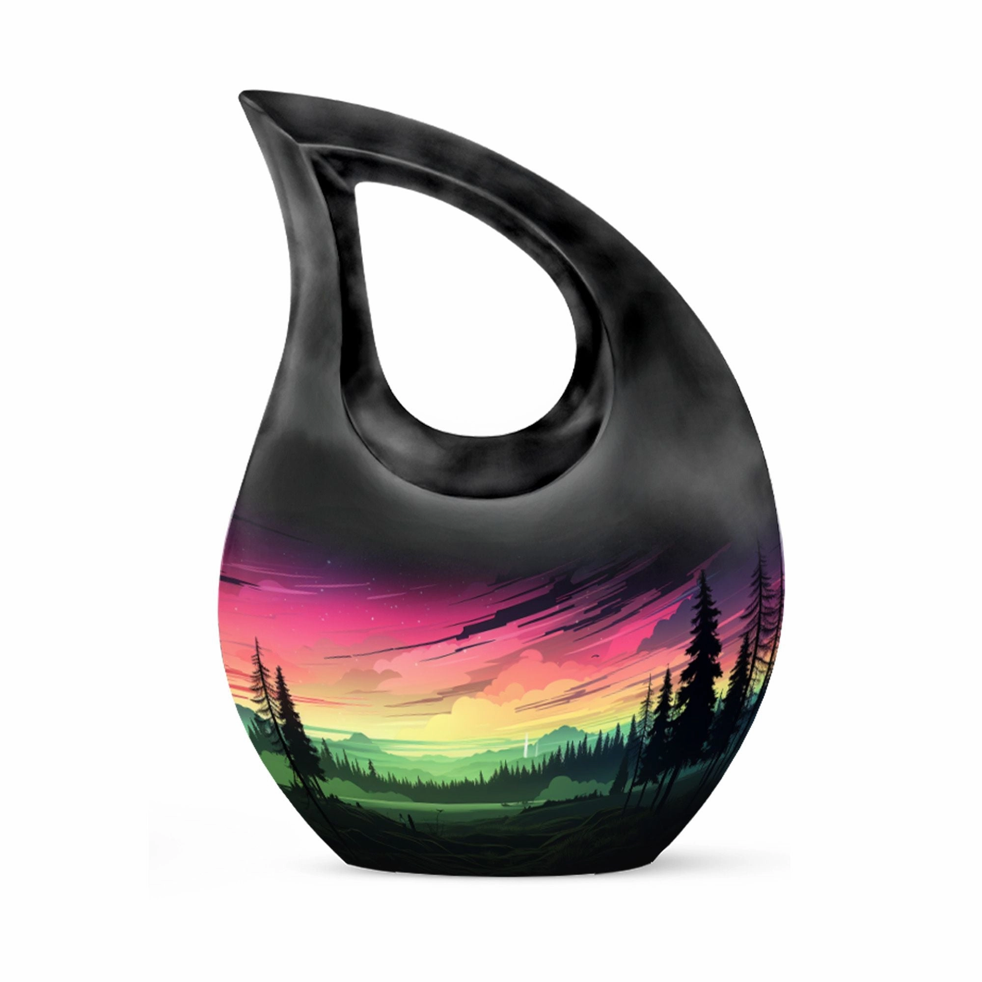 Aurora Urn Tribute - Delicate Cross Drop Keepsake for Cherished
