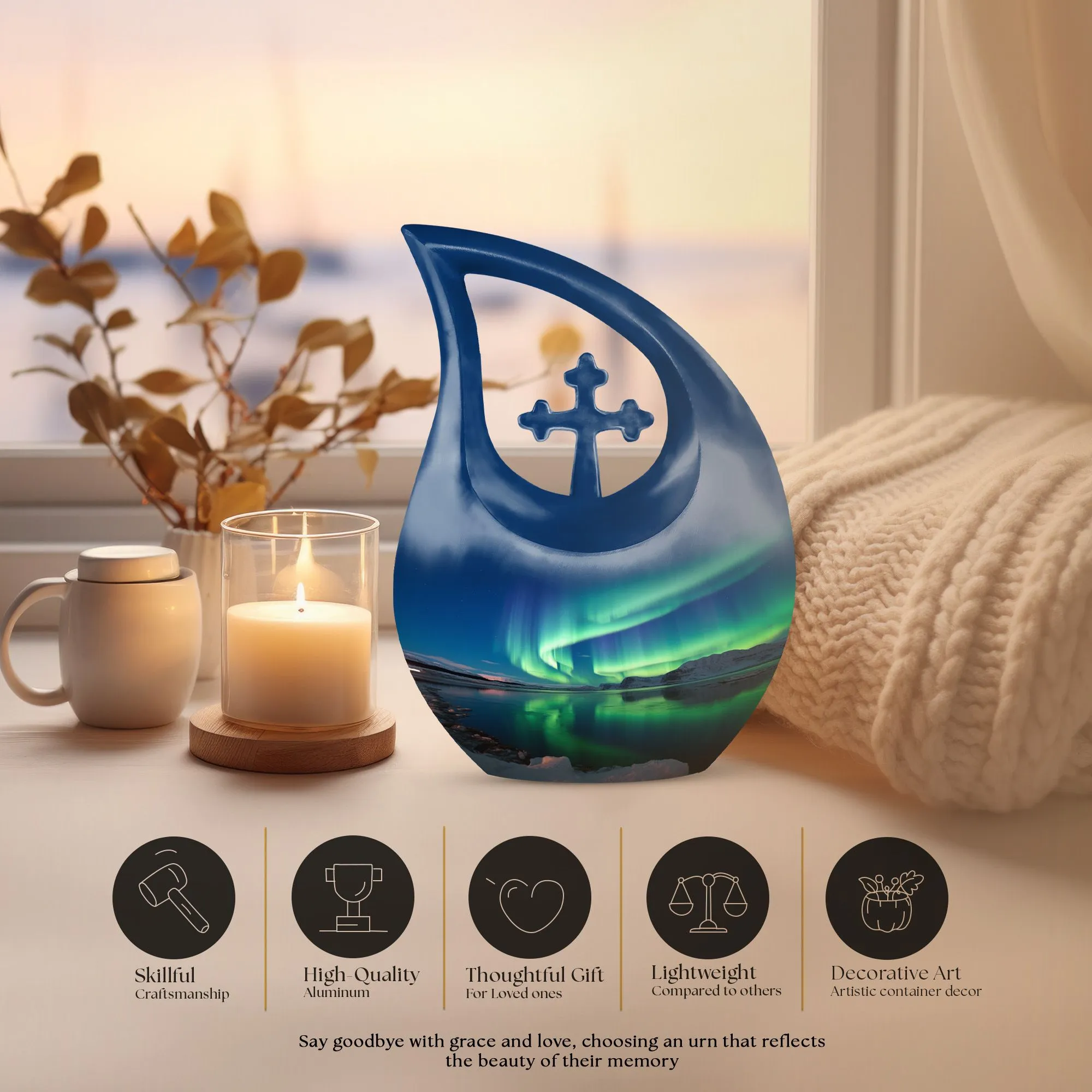 Auroras Urn: Cremation Urn For Human Ashes