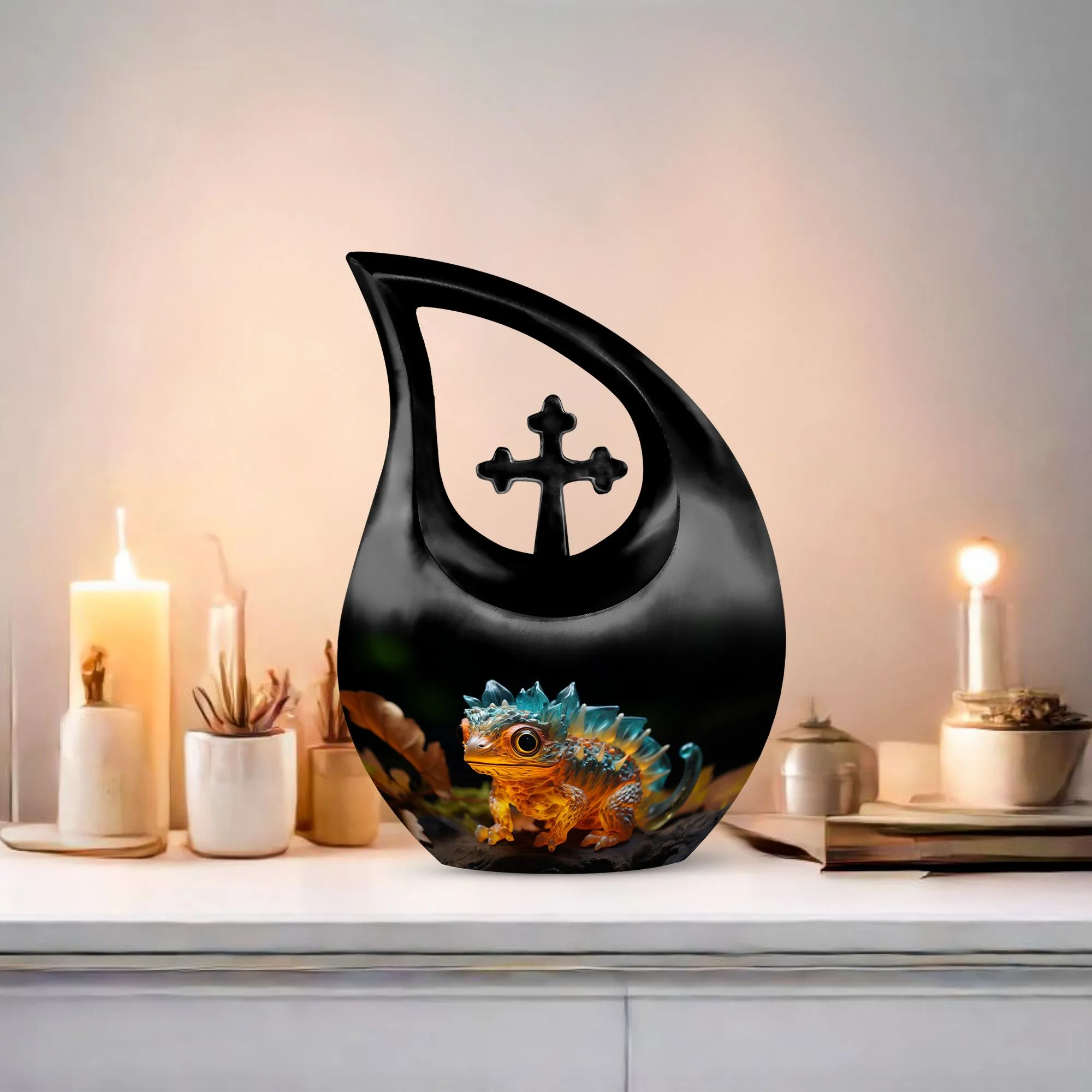 Autumn Ember Gecko Eternity Tribute - Large Memorial Urn