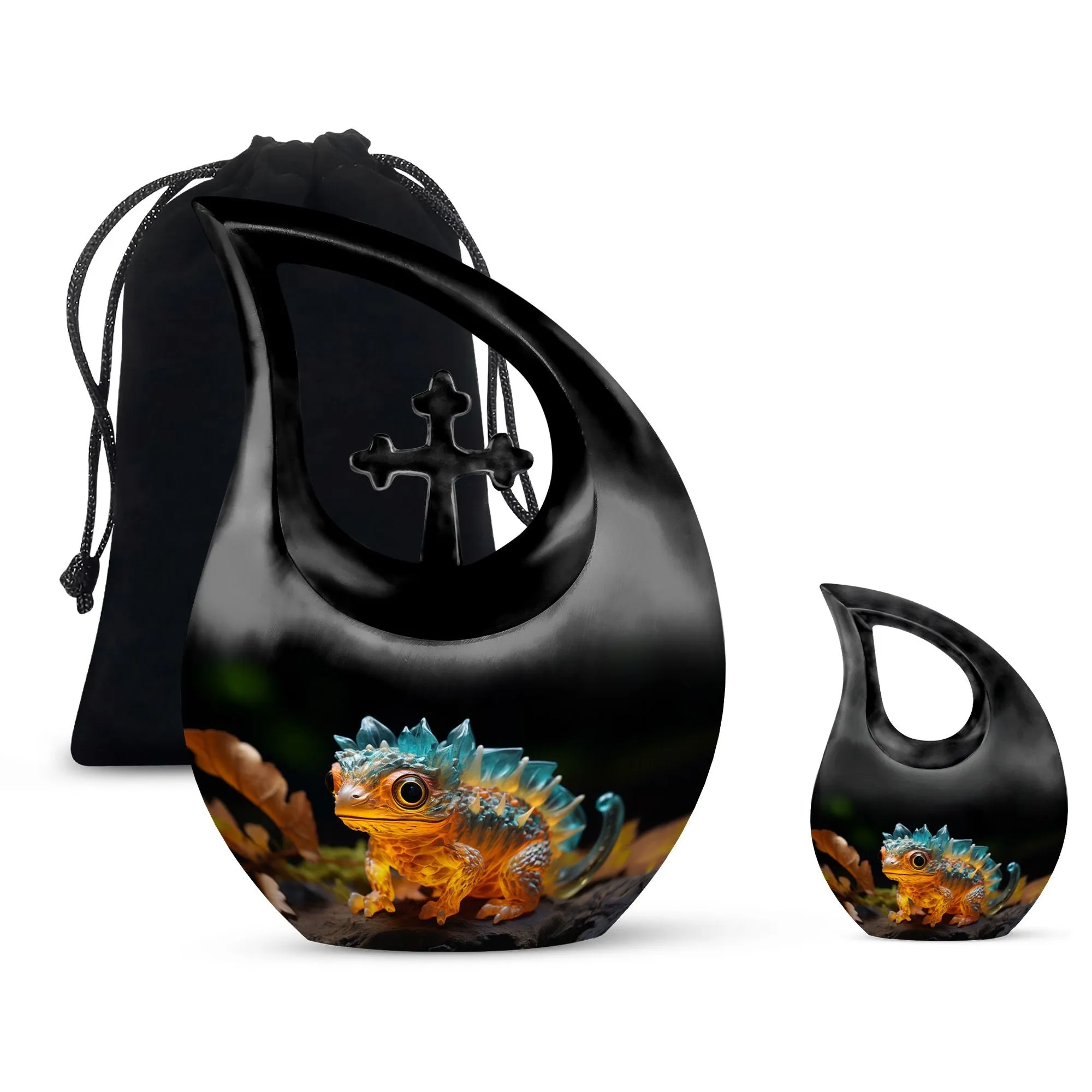 Autumn Ember Gecko Eternity Tribute - Large Memorial Urn