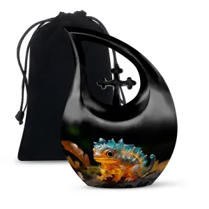 Autumn Ember Gecko Eternity Tribute - Large Memorial Urn