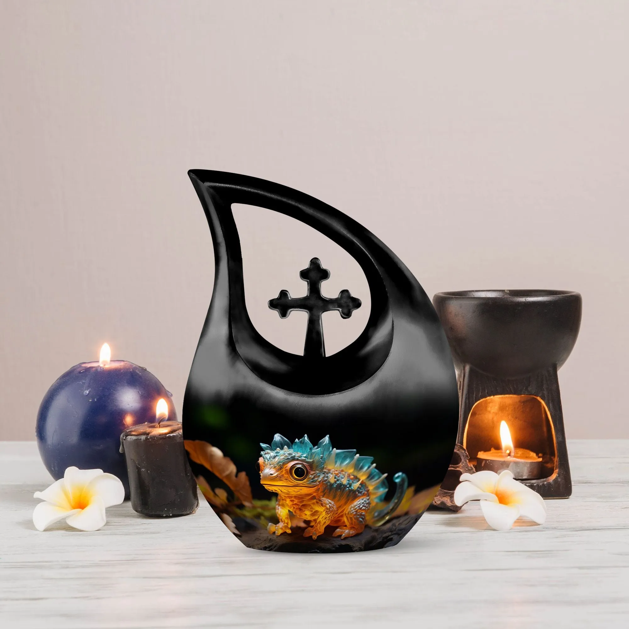 Autumn Ember Gecko Eternity Tribute - Large Memorial Urn