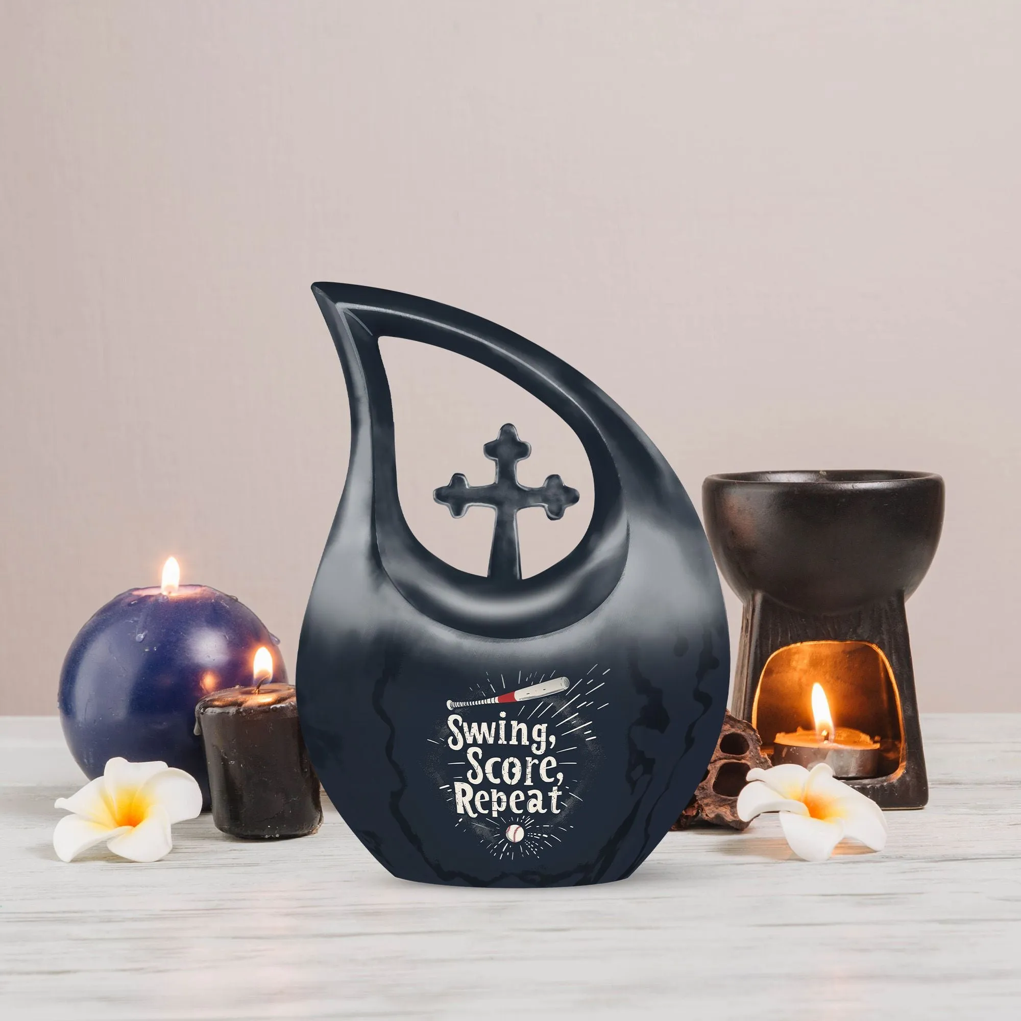 Baseball Tribute: Exquisitely Crafted Memorial Urn