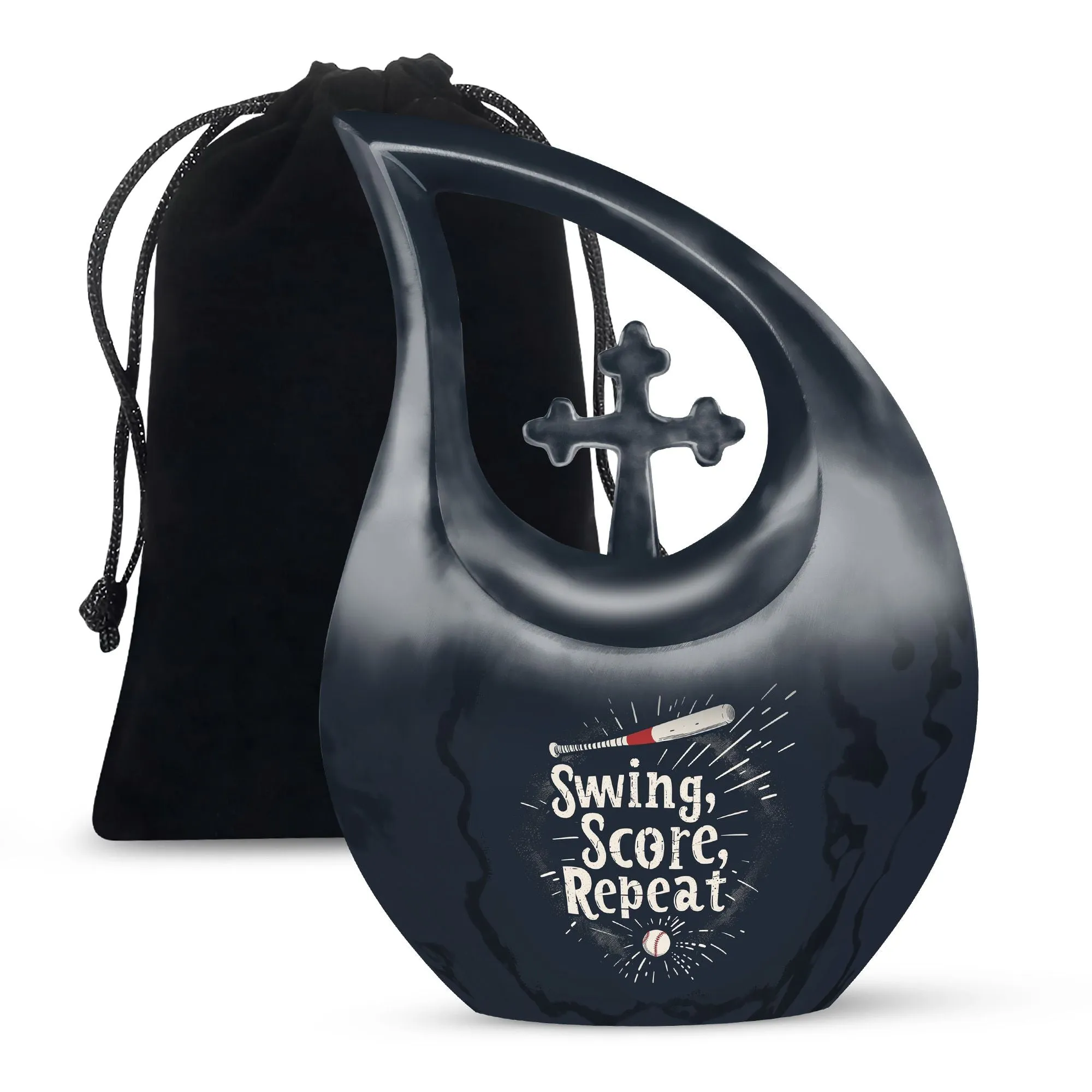 Baseball Tribute: Exquisitely Crafted Memorial Urn