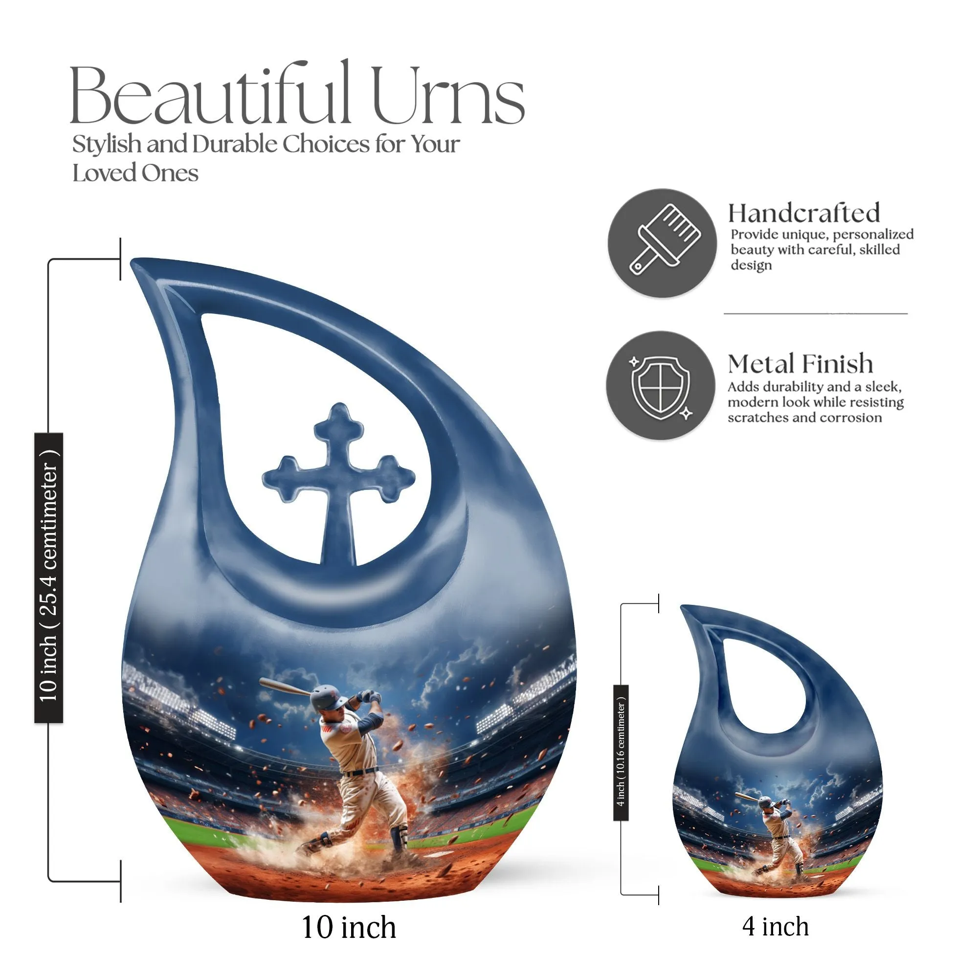 Baseball Urn : Unique Cremation Urn For Human Ashes Remains