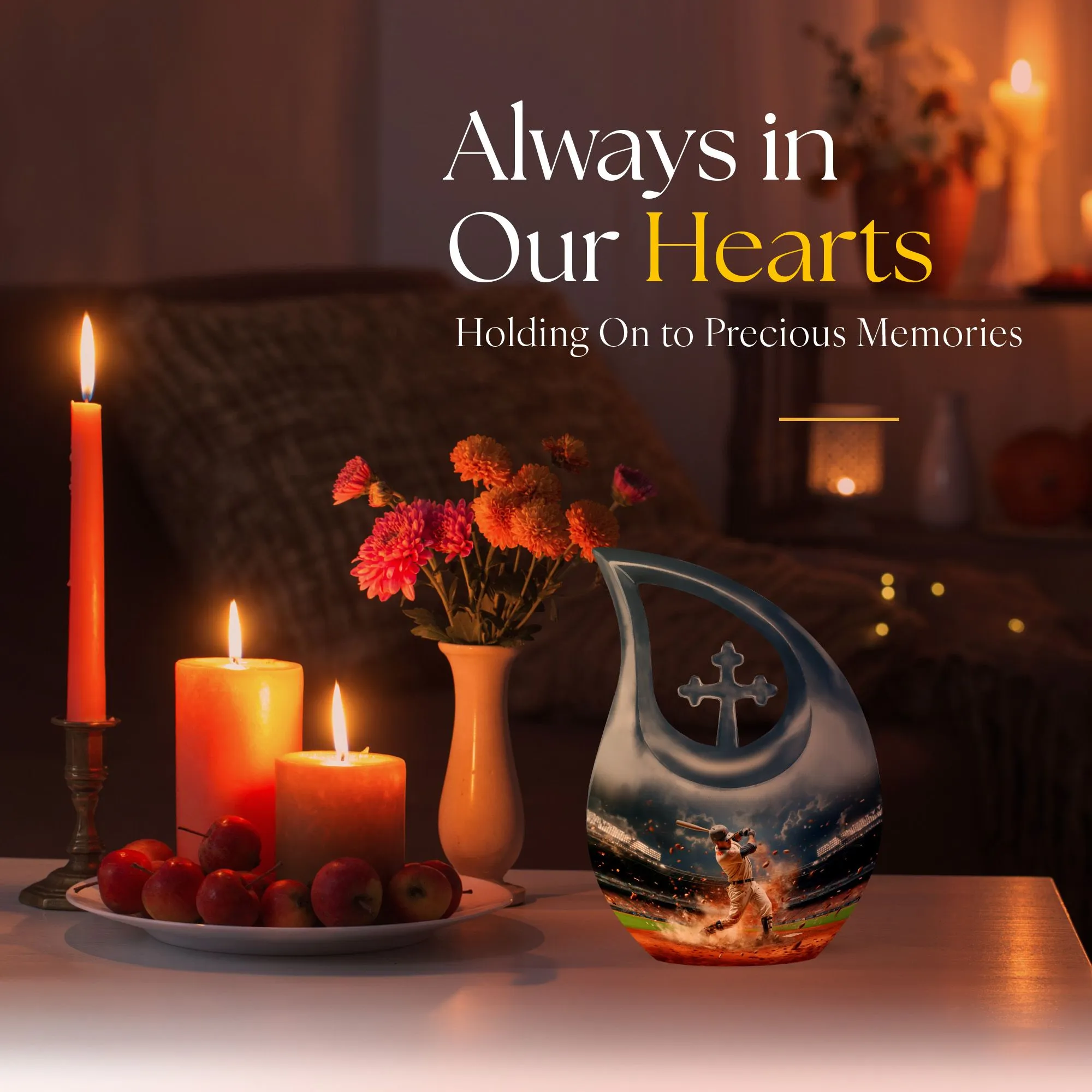 Baseball Urn : Unique Cremation Urn For Human Ashes Remains